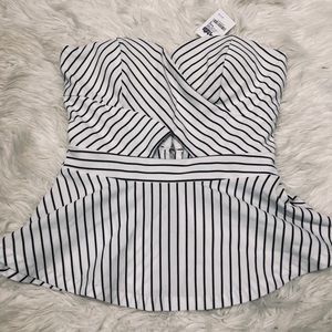 Nautical Crop Top
